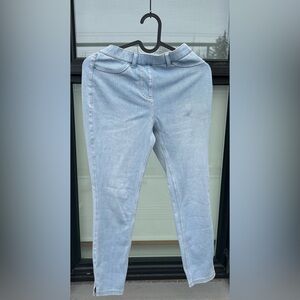 Next Light Blue Skinny Cropped Jeans for Women